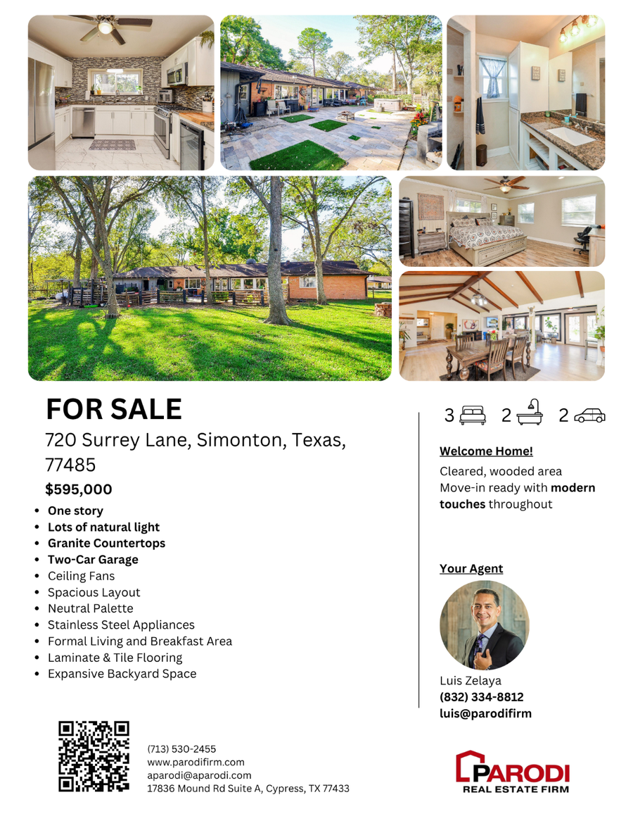 720 Surrey Lane, Simonton, TX 77485 - Image #3