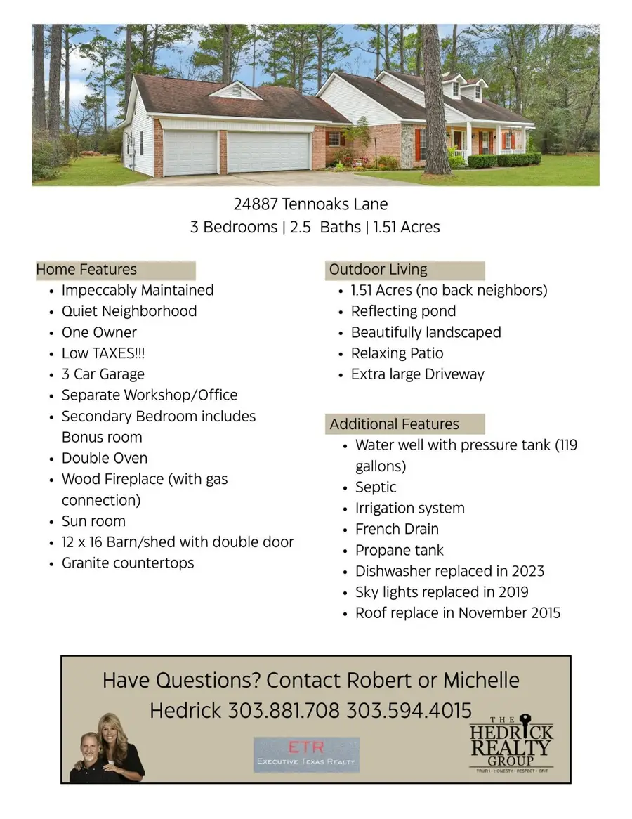 24887 Tennoaks Lane, Hockley, TX 77447 - Image #2