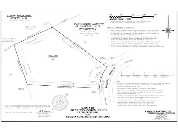 Lot 26 Winding Branch, Chappell Hill, TX 77426