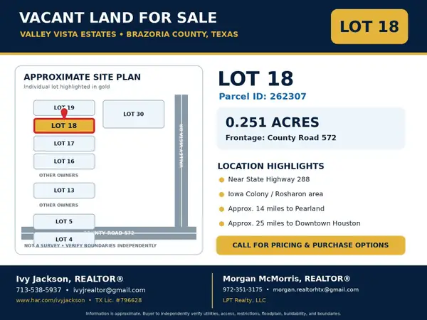 Lot 18 County Rd 572, Rosharon, TX 77583