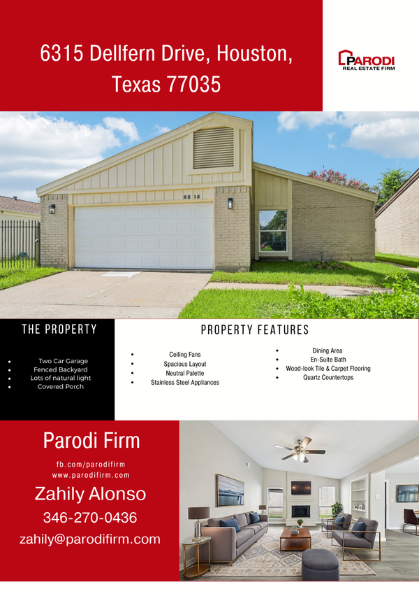 6315 Dellfern Drive, Houston, TX 77035