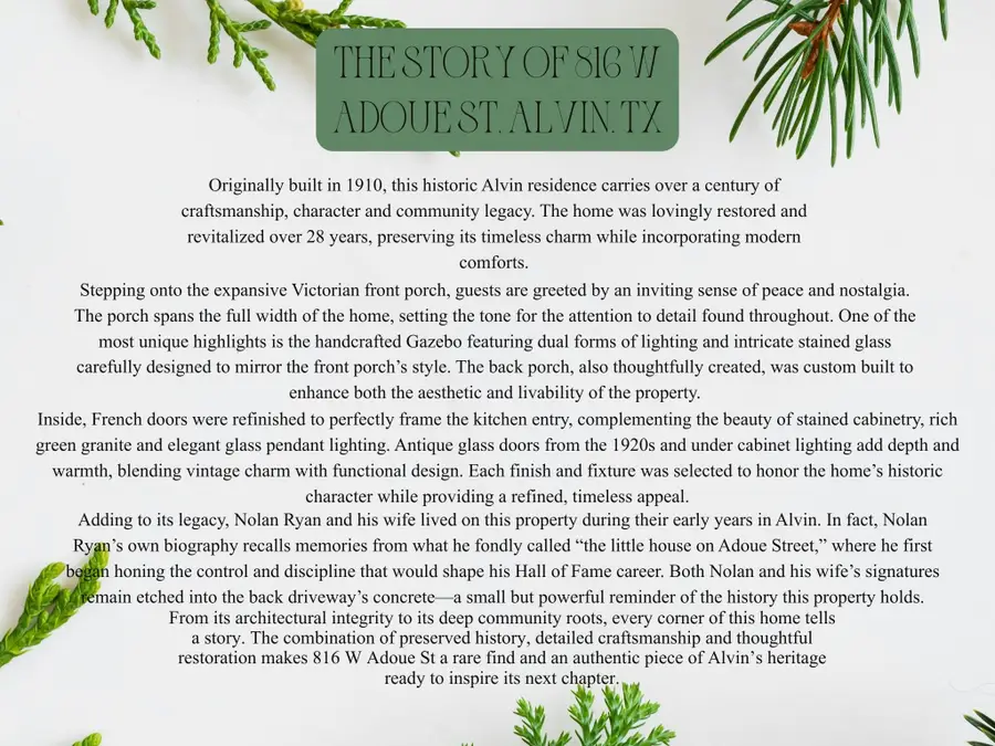 816 W Adoue Street, Alvin, TX 77511 - #2