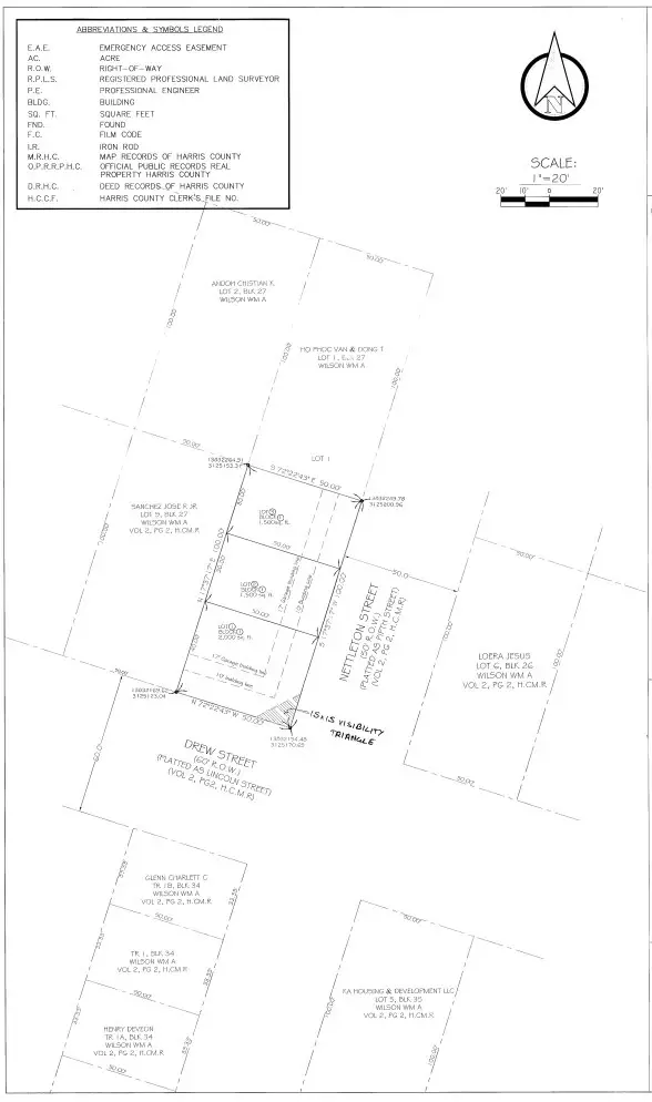 2712, 2714 & 2716 Nettleton Street, Houston, TX 77004