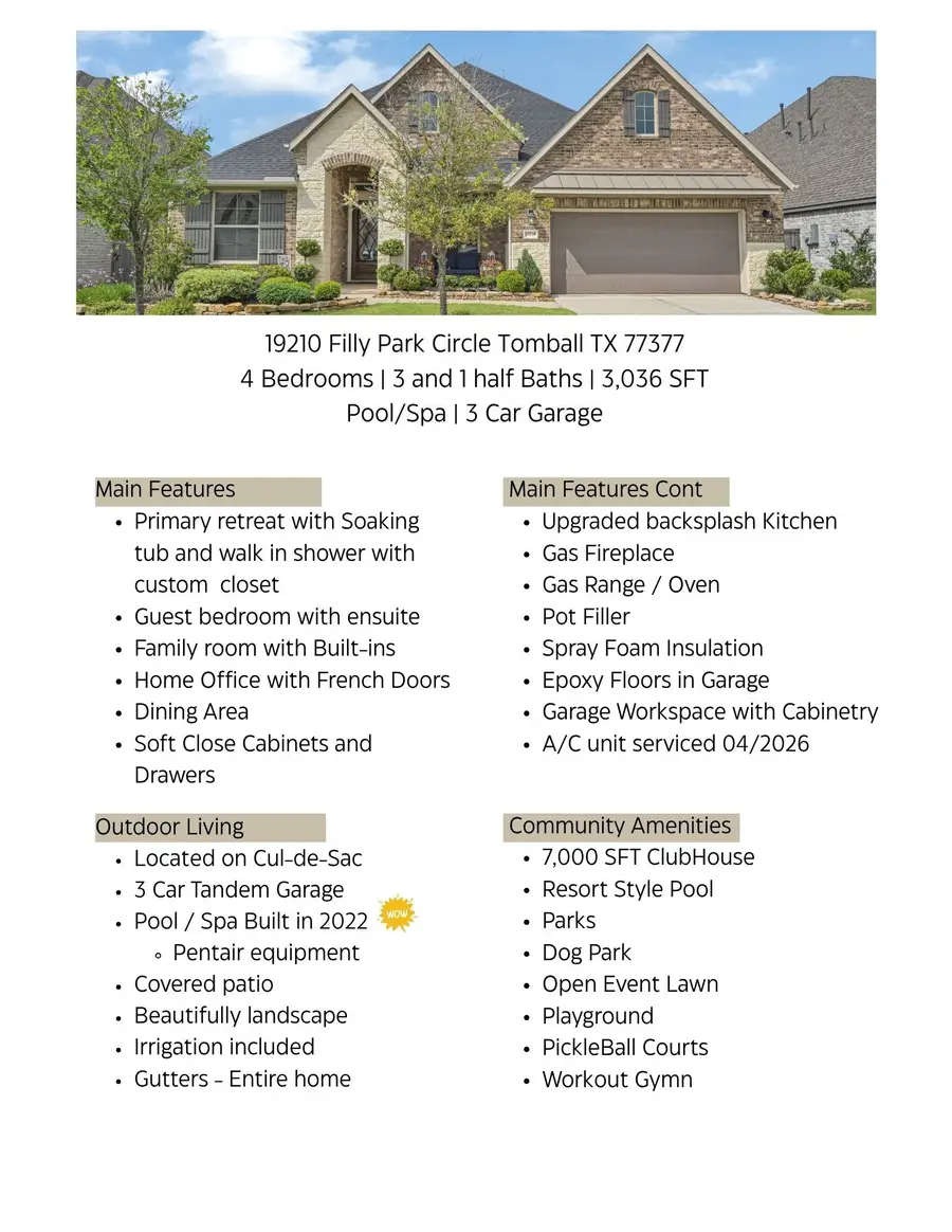 19210 Filly Park Circle, Tomball, TX 77377 - #3