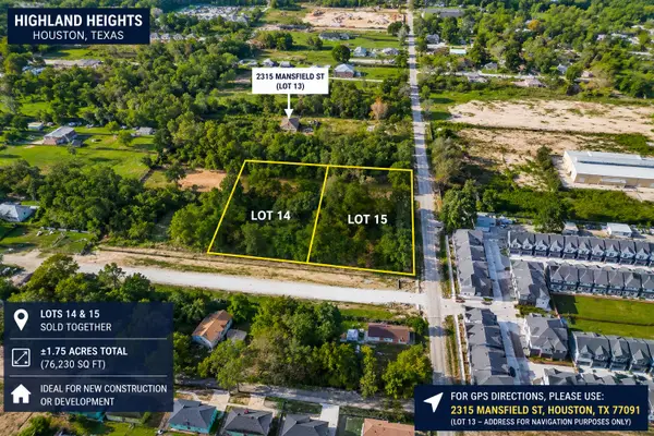 lot 14 and 15 Mansfield Street, Houston, TX 77091