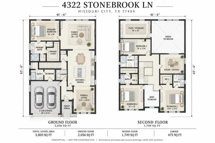 4322 Stonebrook Lane, Missouri City, TX 77459 - #2