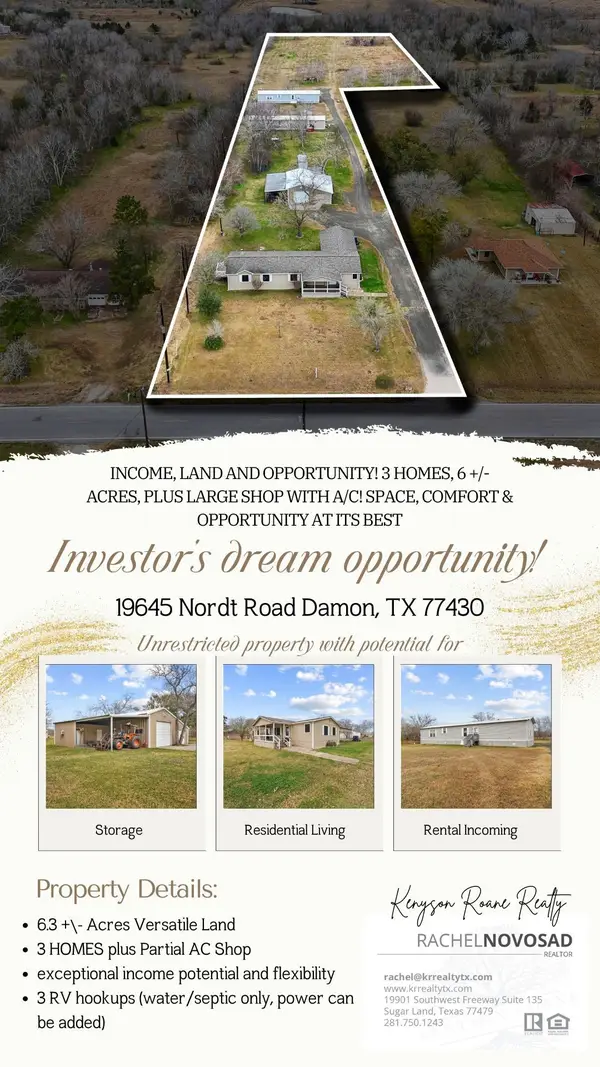 19645 Nordt Road, Damon, TX 77430
