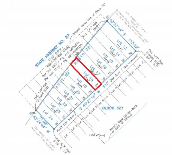 Lot 18 Hwy 87, Port Bolivar, TX 77650