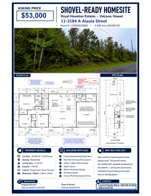 11-3184-A Alaula St, Volcano, HI 96785 - #2