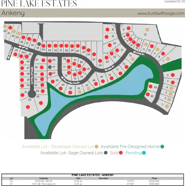 1914 NE Pine Lake Circle, Ankeny, IA 50021