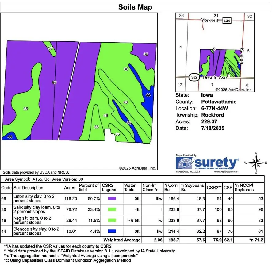 222.42 AC Desoto Avenue, Missouri Valley, IA 51555 - Image #2