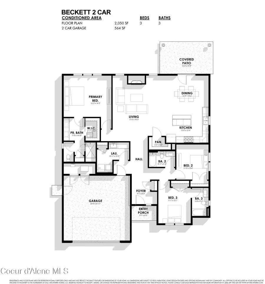 4448 W ENCLAVE WAY, Coeur Dalene, ID 83815 - Image #2