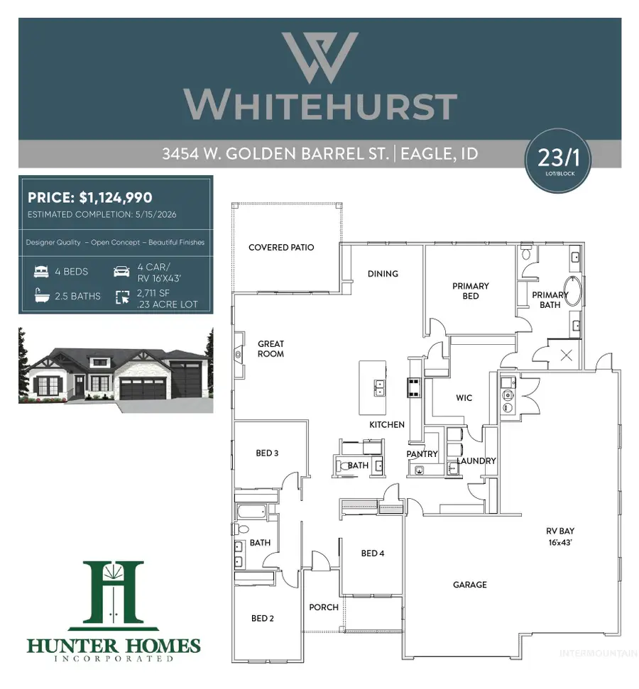 3454 W Golden Barrel St., Eagle, ID 83616 - #2