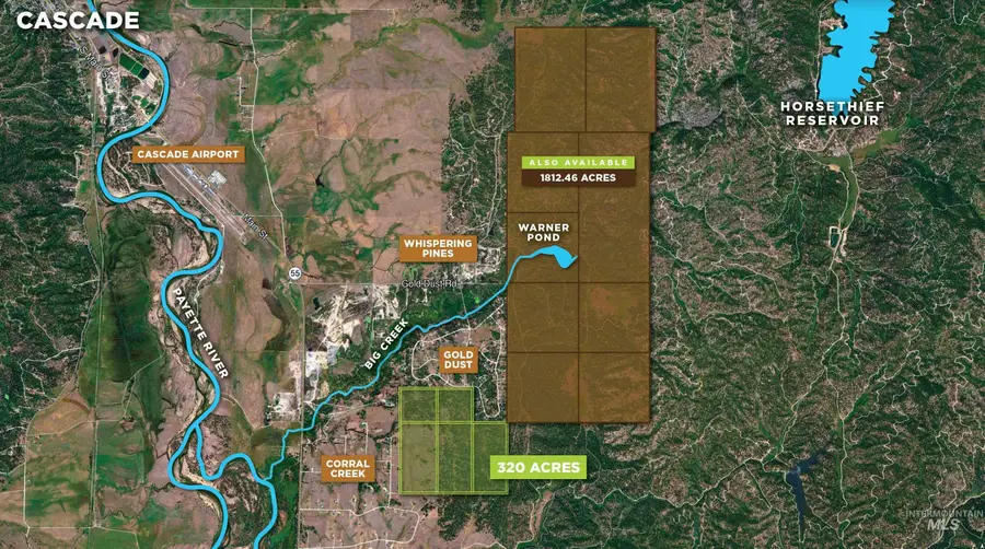320 acres Big Creek Meadows, Cascade, ID 83611 - #3
