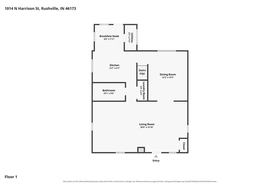 1014 N Harrison Street, Rushville, IN 46173 - #3