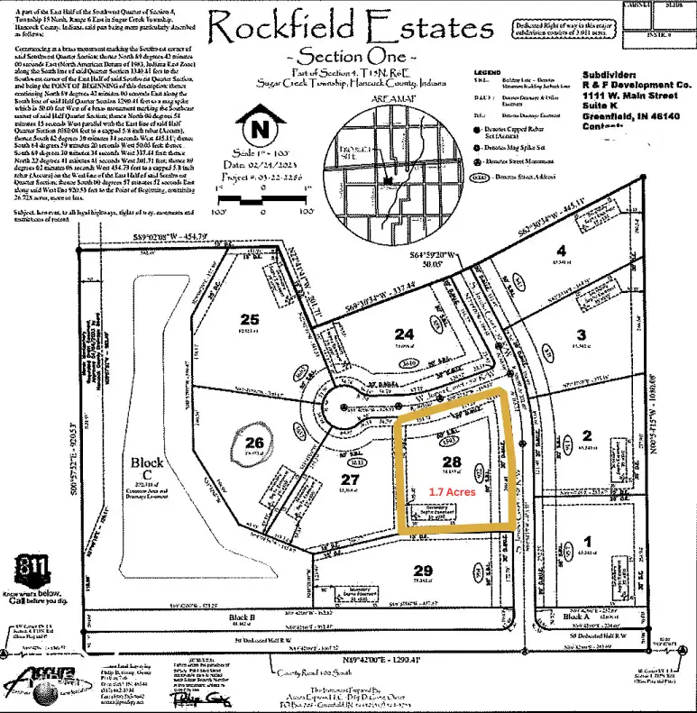 Lot 28 Rockfield Estates, Greenfield, IN 46140 - Image #3