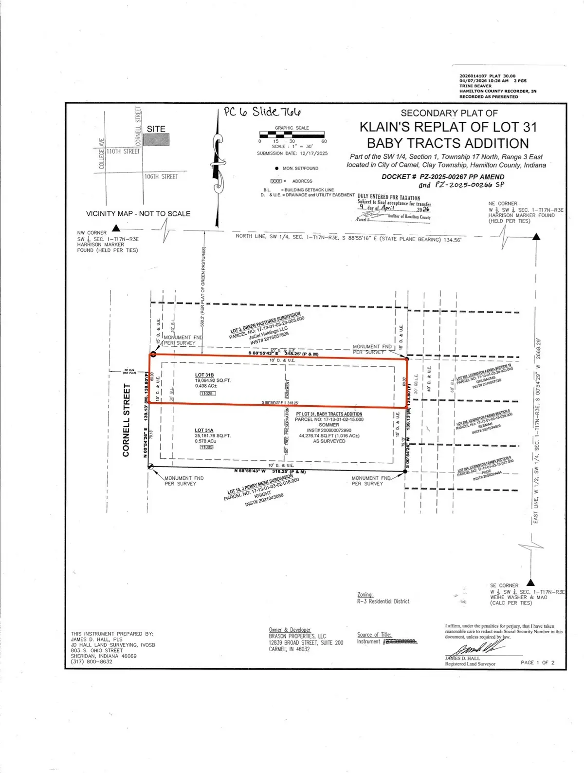 11025 Cornell Street, Carmel, IN 46280 - #1