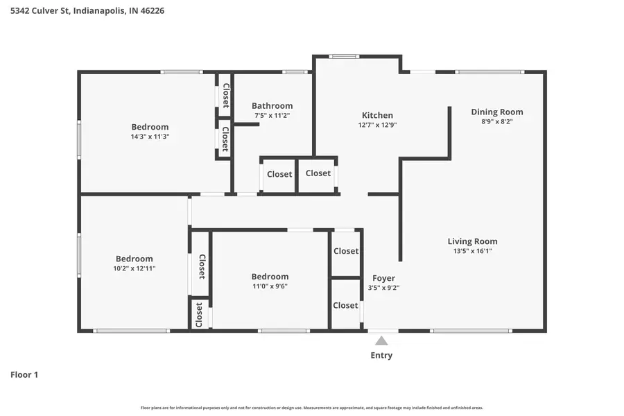 5342 Culver Street, Indianapolis, IN 46226 - #3