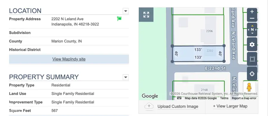 2202 N Leland Avenue, Indianapolis, IN 46218 - #2