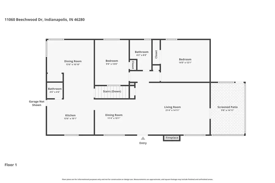 11060 Beechwood Drive W, Indianapolis, IN 46280 - #3