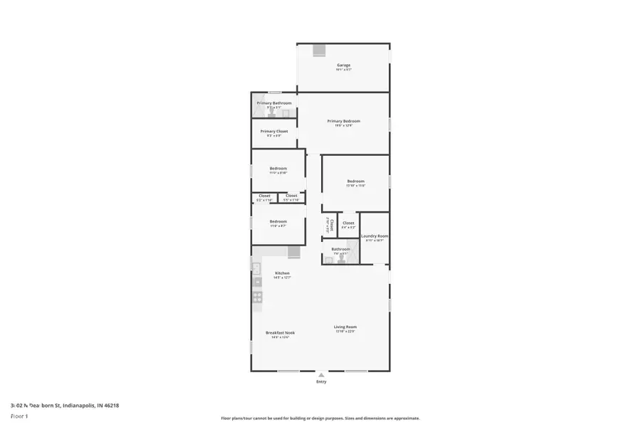 3602 N Dearborn Street, Indianapolis, IN 46218 - #3