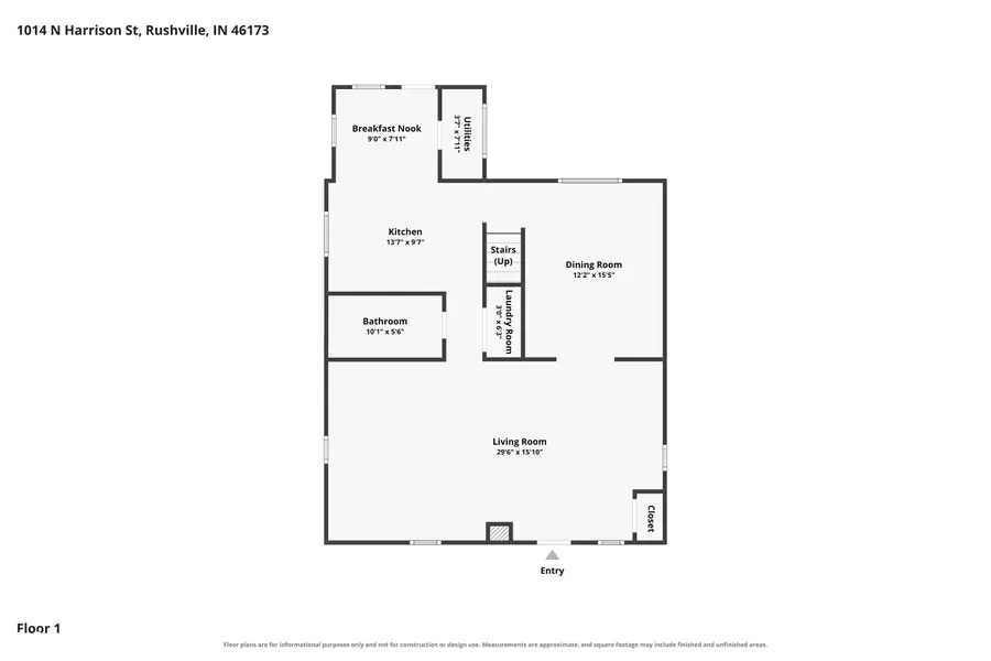 1014 N Harrison Street, Rushville, IN 46173 - #3