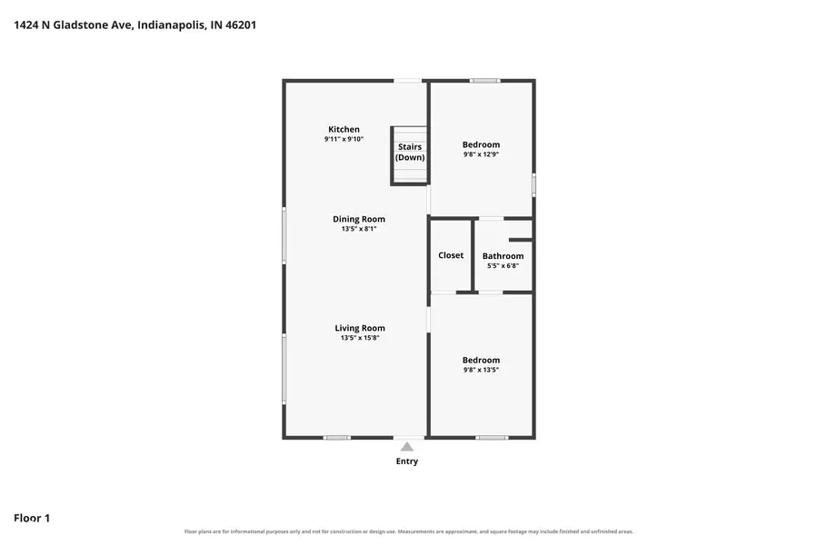 1424 N Gladstone Avenue, Indianapolis, IN 46201 - #3