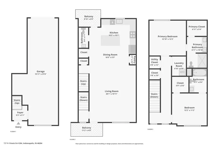 727 N Illinois Street #204, Indianapolis, IN 46204 - #3