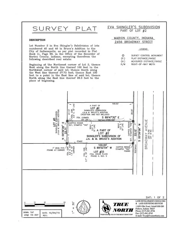 2456 Broadway Street, Indianapolis, IN 46205 - #3