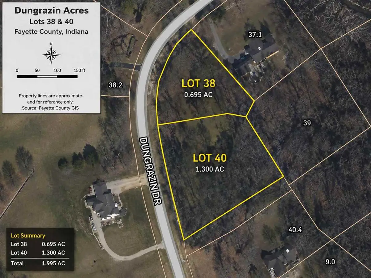 LOT 38 & 40 DUN GRAZIN ACRES, Connersville, IN 47331 - #1