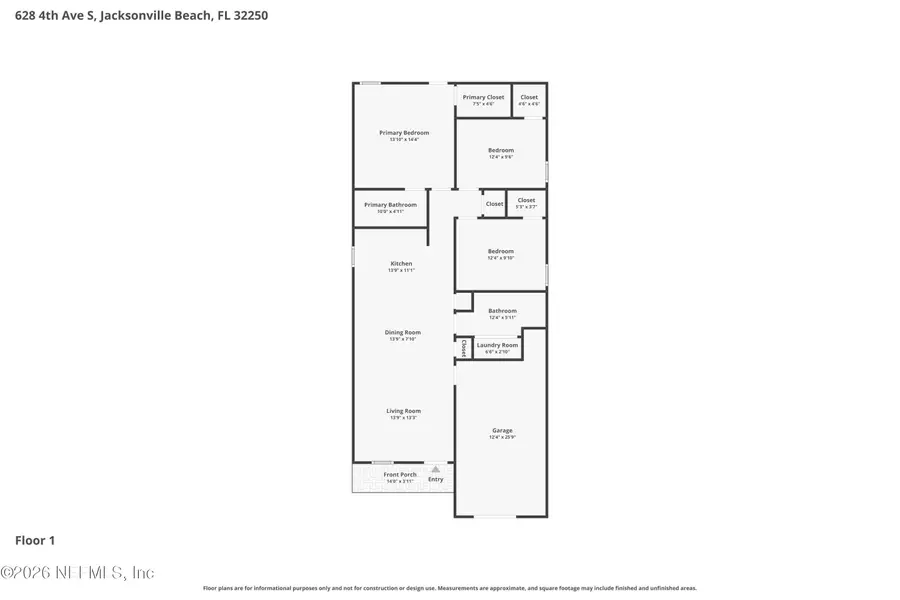 628 4th S Avenue, Jacksonville Beach, FL 32250 - #3