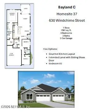 630 Windchime Street, Yulee, FL 32097 - #2