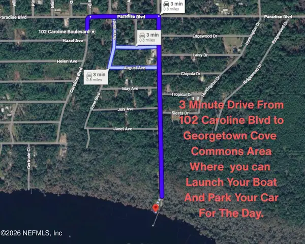 102 Caroline Boulevard, Georgetown, FL 32139