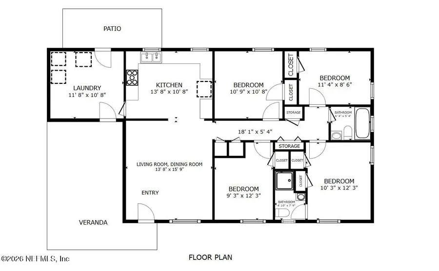 5663 Minocqua Street, Jacksonville, FL 32210 - #2