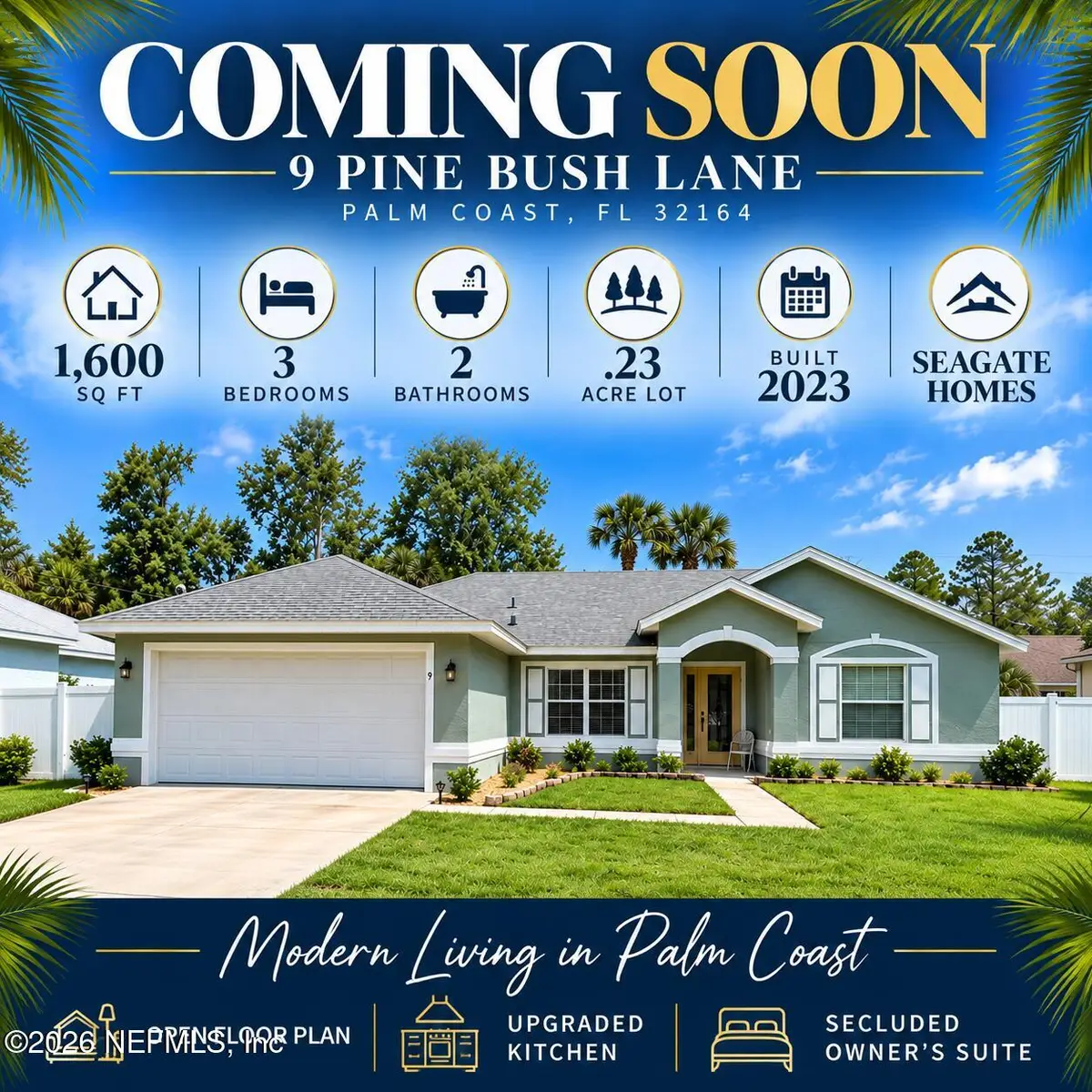 9 Pine Bush Lane, Palm Coast, FL 32164 - #1