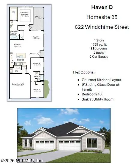 622 Windchime Street, Yulee, FL 32097 - #2