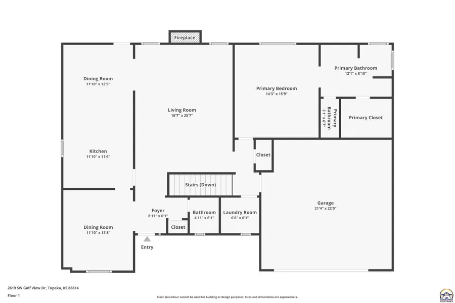 2619 SW Golf View Dr, Topeka, KS 66614 - #3