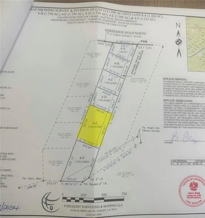 LOT 4E Horseshoe Road North Road, Independence, LA 70443 - #1