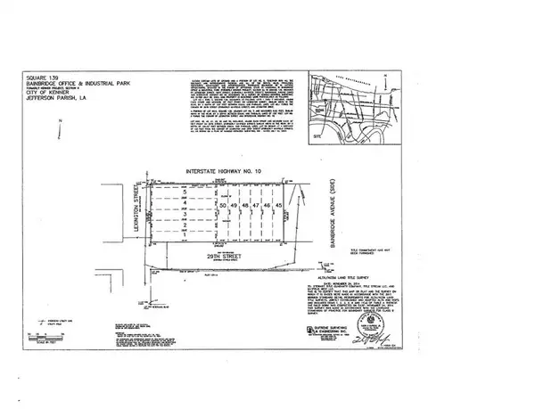 Lots 1-6, 45-50 Lexington Avenue, Kenner, LA 70062