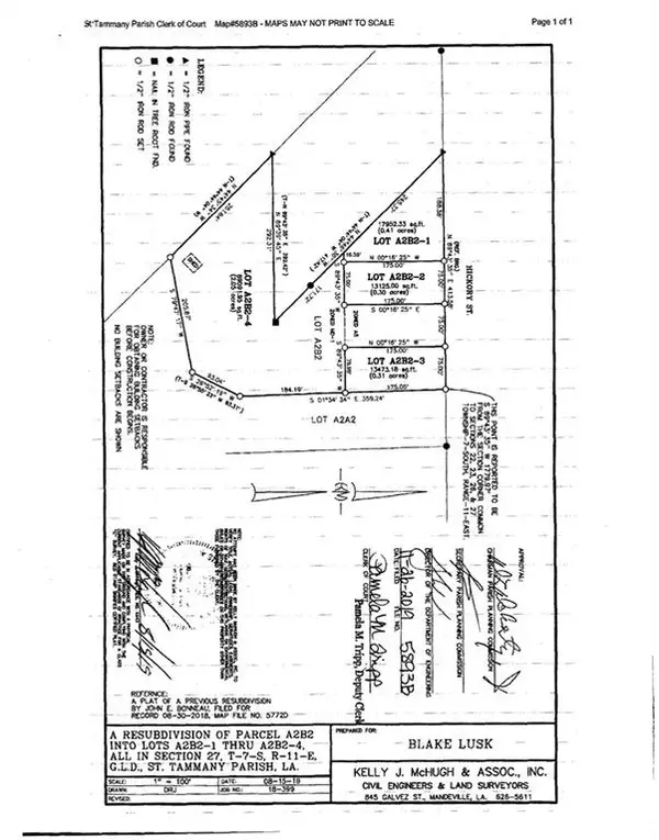 150 Hickory St - 4 Vacant Lots Street, Covington, LA 70433