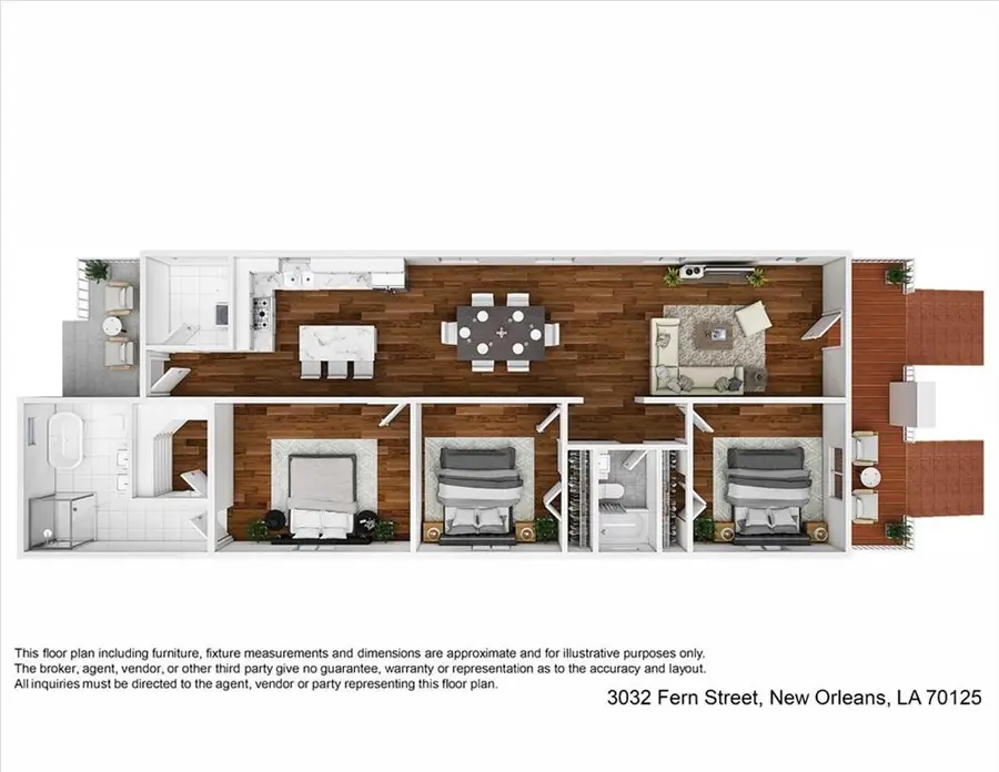 3032 Fern Street, New Orleans, LA 70125 - #3