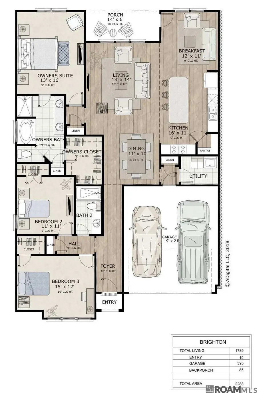 7649 Silverside Cove Dr, Baton Rouge, LA 70810 - #2