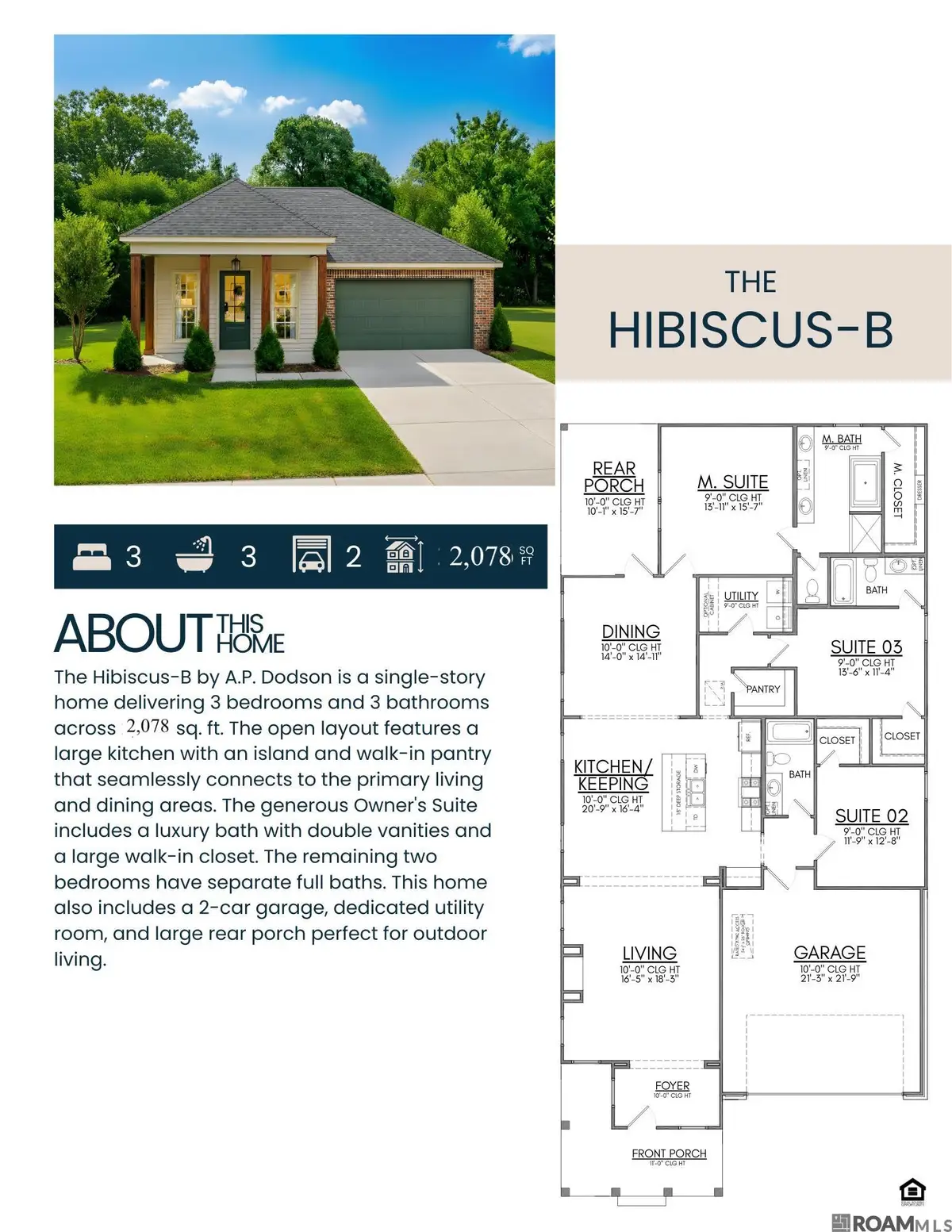 13037 Magnolia Square Dr, Greenwell Springs, LA 70739 - #1