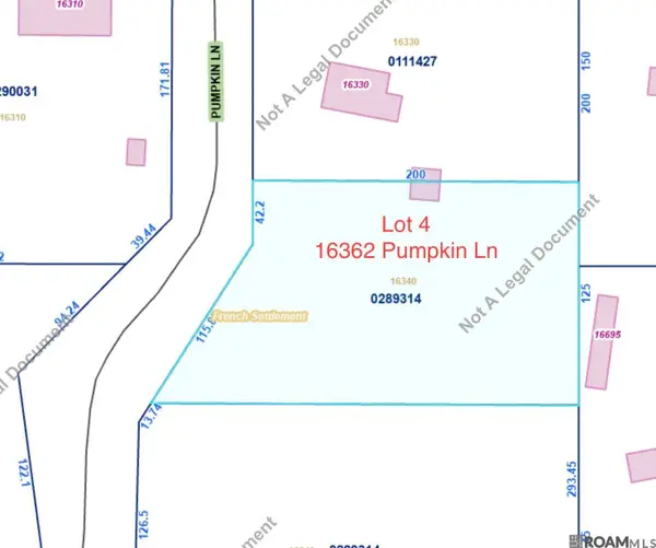 16362 Pumpkin, French Settlement, LA 70733