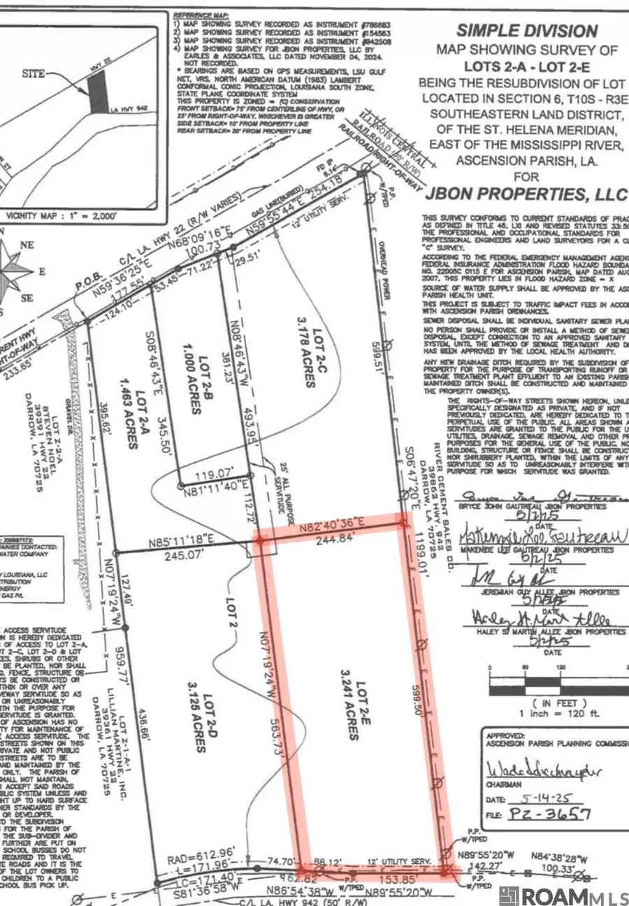 Lot# 2-E La Hwy 942, Darrow, LA 70725 - #2