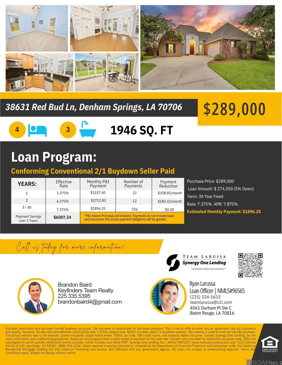 38631 Red Bud Ln, Denham Springs, LA 70706 - #2
