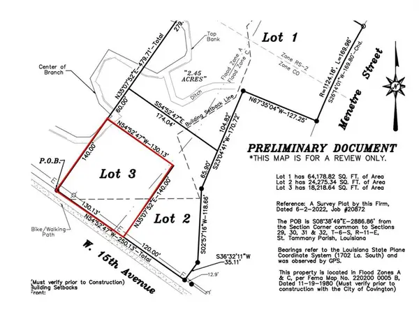 Lot 3 15 Th Avenue, Covington, LA 70435
