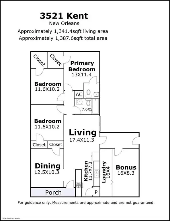 3521 Kent Drive, New Orleans, LA 70131 - #2