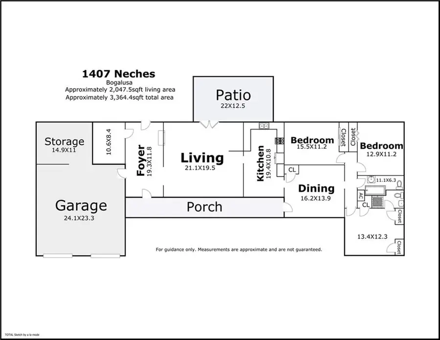 1407 Neches Street, Bogalusa, LA 70427 - #3