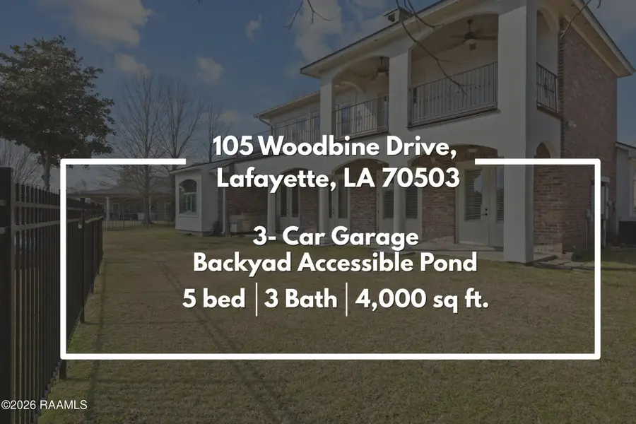 105 Woodbine Drive, Lafayette, LA 70503 - #2